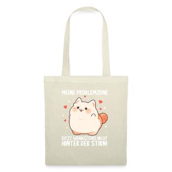 Ma zone à problème n’est pas derrière mon front - Sac en tissu - nature - Devant