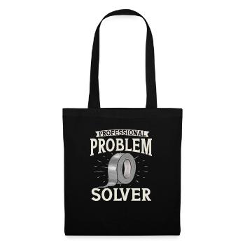 Duct Tape Panzertape Handwerker Klebeband - Stoffbeutel - Schwarz - Vorne