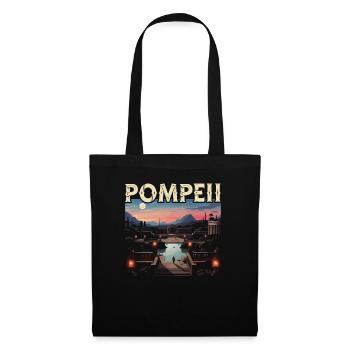 Pompeji Geschichte Reisen Ich liebe das Römische Reich - Stoffbeutel - Schwarz - Vorne