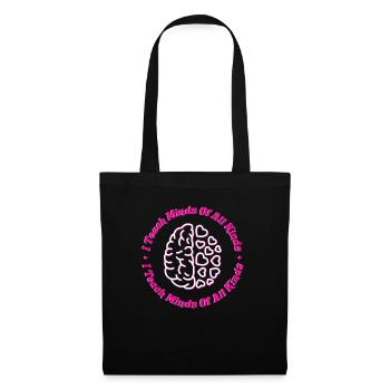 Cadeaux d’enseignants en éducation spécialisée Amour de l’enseignement - Sac en tissu - noir - Devant