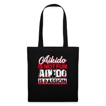 Aikido Aikido is Passion - Tote Bag - black - Front