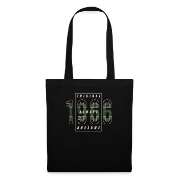 Original 1966 année de naissance urbain cadeau Vintage - Sac en tissu - noir - Devant