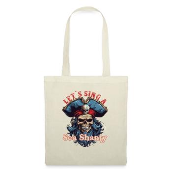 Song Sea Shanty Design pour les bottes de chant des êtres chers - Sac en tissu - nature - Devant