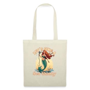 Song Sea Shanty Design pour les bottes de chant des êtres chers - Sac en tissu - nature - Devant