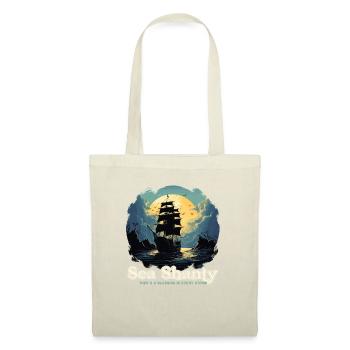 Song Sea Shanty Design pour les bottes de chant des êtres chers - Sac en tissu - nature - Devant