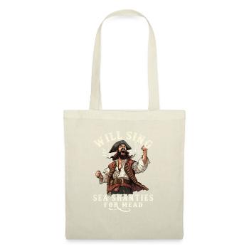 Song Sea Shanty Design pour les bottes de chant des êtres chers - Sac en tissu - nature - Devant