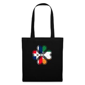 Irish Dominican Flag Ireland Shamrock - Tote Bag - black - Front