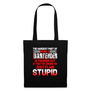 Bartender The Hardest Part Of Being A Bartender - Tote Bag - black - Front