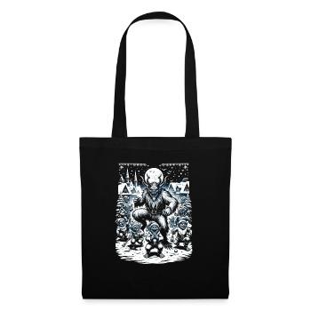 Krampus Night Celebration Christmas Demon - Stoffbeutel - Schwarz - Vorne