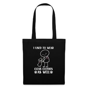 Walki shirt for dog owner dogs outdoor dog - Tote Bag - black - Front