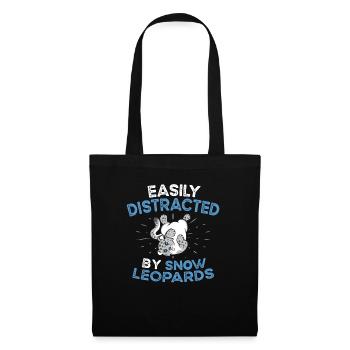 Snow leopard - Tote Bag - black - Front
