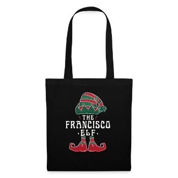 Francisco Elf Family Matching Group Christmas Mom - Tote Bag - black - Front
