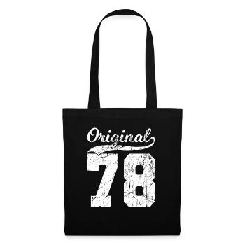 78 Original 46 Years Man Wife Birthday - Tote Bag - black - Front