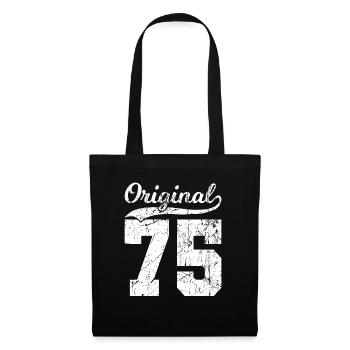 75 Original 49 Years Man Wife Birthday - Tote Bag - black - Front