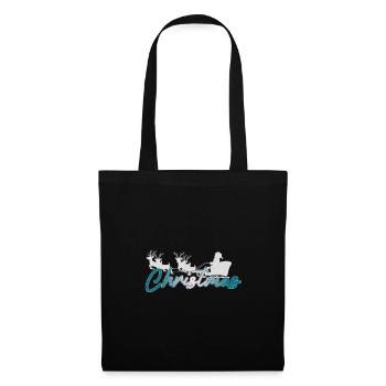 Christmas sledge - Tote Bag - black - Front