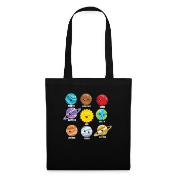Solar System, Planets, Science Space, Astrology - Tote Bag - black - Front