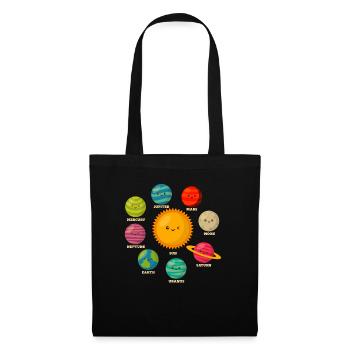 Solar System, Planets, Science Space, Astrology - Tote Bag - black - Front