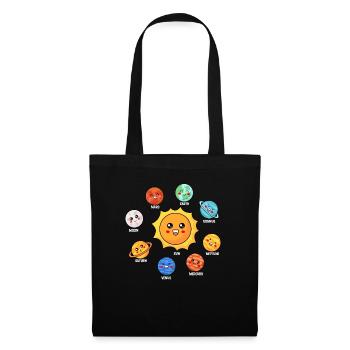 Solar System, Planets, Science Space, Astrology - Tote Bag - black - Front
