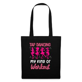 Appréciation du professeur de claquettes pour les filles - Sac en tissu - noir - Devant