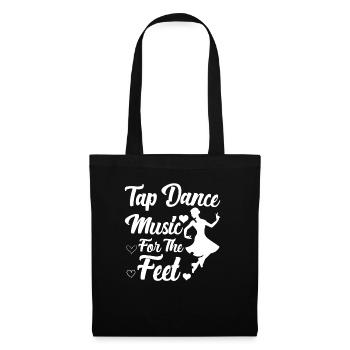 Appréciation du professeur de claquettes pour les filles - Sac en tissu - noir - Devant