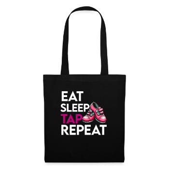 Appréciation du professeur de claquettes pour les filles - Sac en tissu - noir - Devant