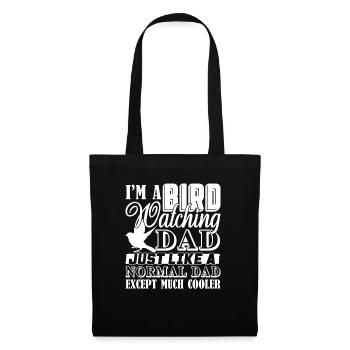 Birdwatching Birdwatching Dad Is Cooler - Tote Bag - black - Front