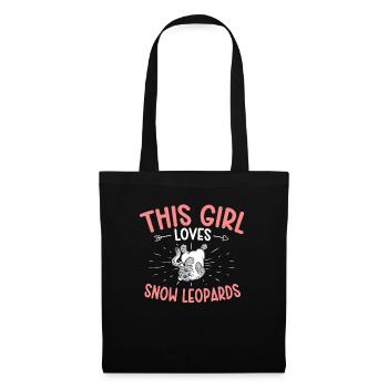 Snow leopard - Tote Bag - black - Front