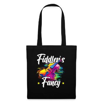 Fiddle Player Violinist Instrument Musician - Tote Bag - black - Front