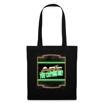 Génial Drôle Dictons Chat Collage Tshirts Noir - Sac en tissu - noir - Devant