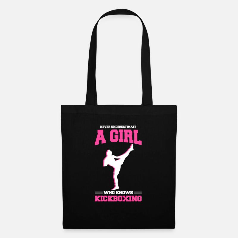 Kickboxen Kickboxer Kickboxing - Tote Bag - black