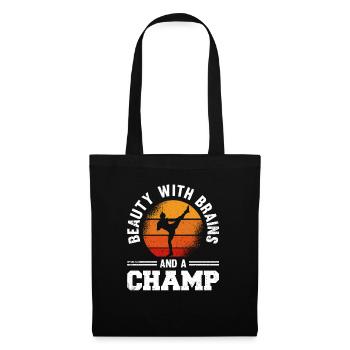 Kickboxen Kickboxer Kickboxing - Tote Bag - black - Front