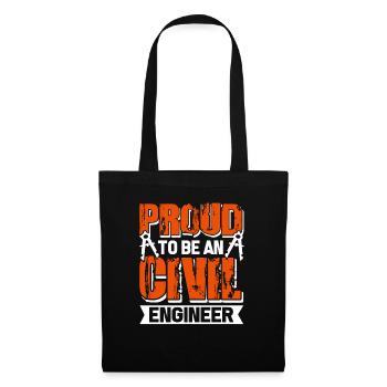 Civil Engineer Proud To Be An Civil Engineer - Tote Bag - black - Front