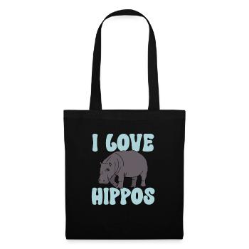 Hippopotamus Hippopotamus - Tote Bag - black - Front