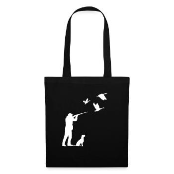 Goose Hunting Bird Men Hunter Dog - Tote Bag - black - Front