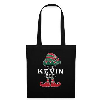 Kevin Elf Famille Match Groupe Noël Papa Maman - Sac en tissu - noir - Devant
