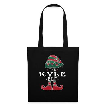 Kyle Elf Family Matching Group Christmas Mom Dad - Tote Bag - black - Front