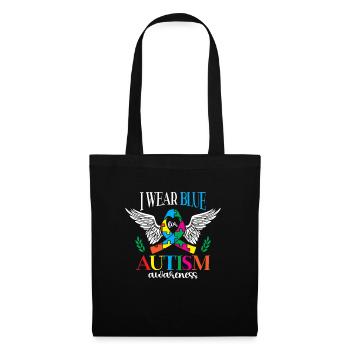 I'm wearing blue for the month of the - Tote Bag - black - Front