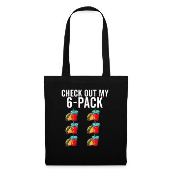 Tacos & Agua Fresca Fun Mexican Food Lover Comida - Tote Bag - black - Front