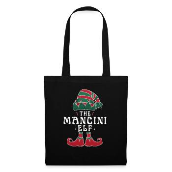 Mancini elfe famille Match groupe Noël maman - Sac en tissu - noir - Devant