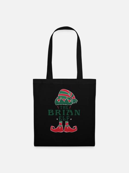 Der Brian Elf Pyjama für lustige Weihnachtsfeiertage - Stoffbeutel - Schwarz