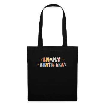 Aunt Retro Groovy Baby Announcement Aunt - Tote Bag - black - Front