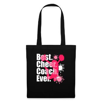 Cheerleading Cheerleading Best Cheer Coach Ever - Tote Bag - black - Front