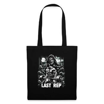 Last Rep 80s Slasher Bodybuilding - Stoffbeutel - Schwarz - Vorne