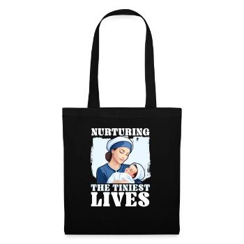 Registered Nurse Medical Medicine Neonatal Nurse - Tote Bag - black - Front