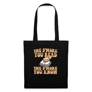 Le Smore que vous lisez Le Smore que vous connaissez Guimauve - Sac en tissu - noir - Devant