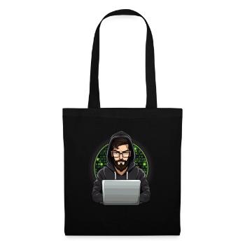 Cybersécurité Art Hacking Amateur Informatique Nerd - Sac en tissu - noir - Devant