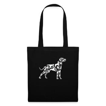 Great Dane Dog Silhouette Poses Great Dane Owner - Tote Bag - black - Front