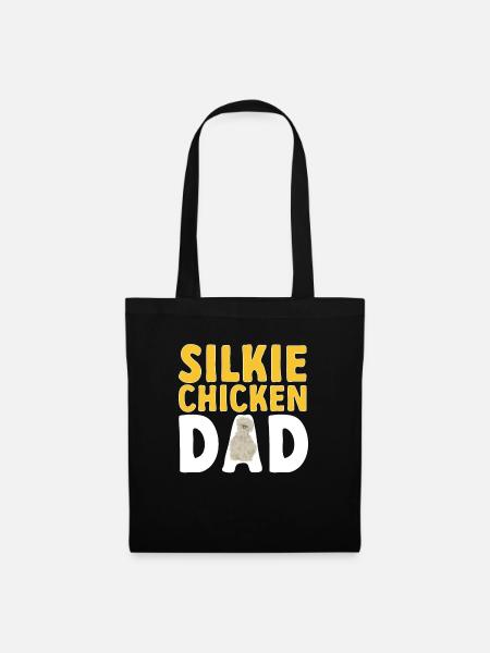 Seidenhuhn Silkie Chicken - Stoffbeutel - Schwarz