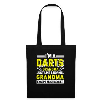 Darts Darts Grandma Is Cooler - Tote Bag - black - Front