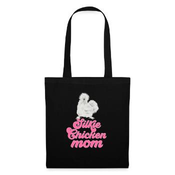 Seidenhuhn Poulet soyeux - Sac en tissu - noir - Devant
